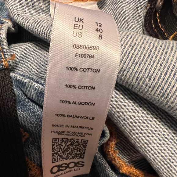 #501 [8]ASOS Jeans Straight Leg - Picture 3 of 5